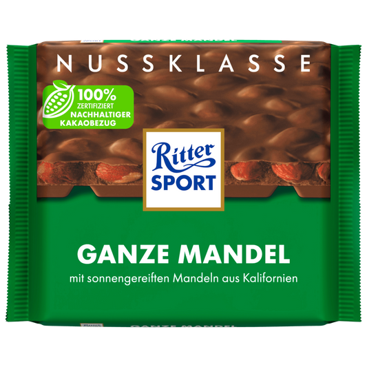 Ritter Sport Notenklasse Hele Amandel 100g
