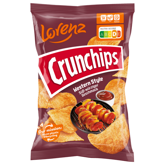 Lorenz Crunchips Western Style 150g