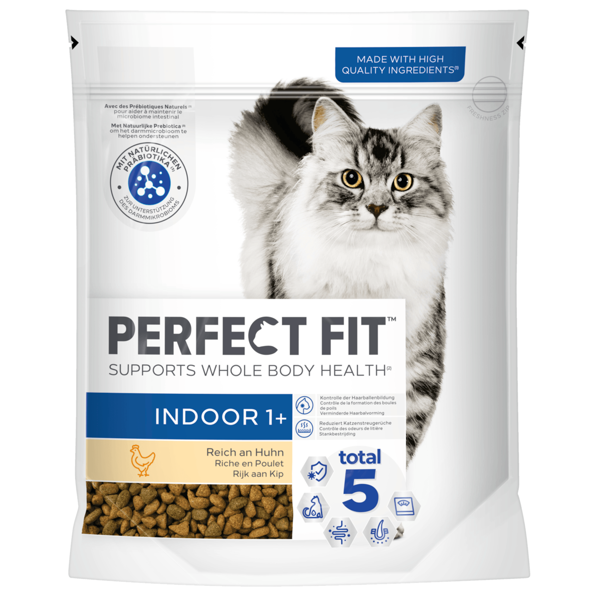 Perfect Fit Indoor 1+ met Kip 750g