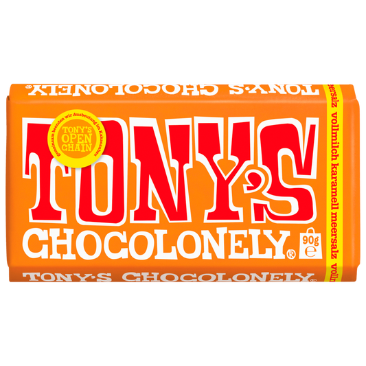 Tony's Chocolonely Karamel Zout Volle melk 90g