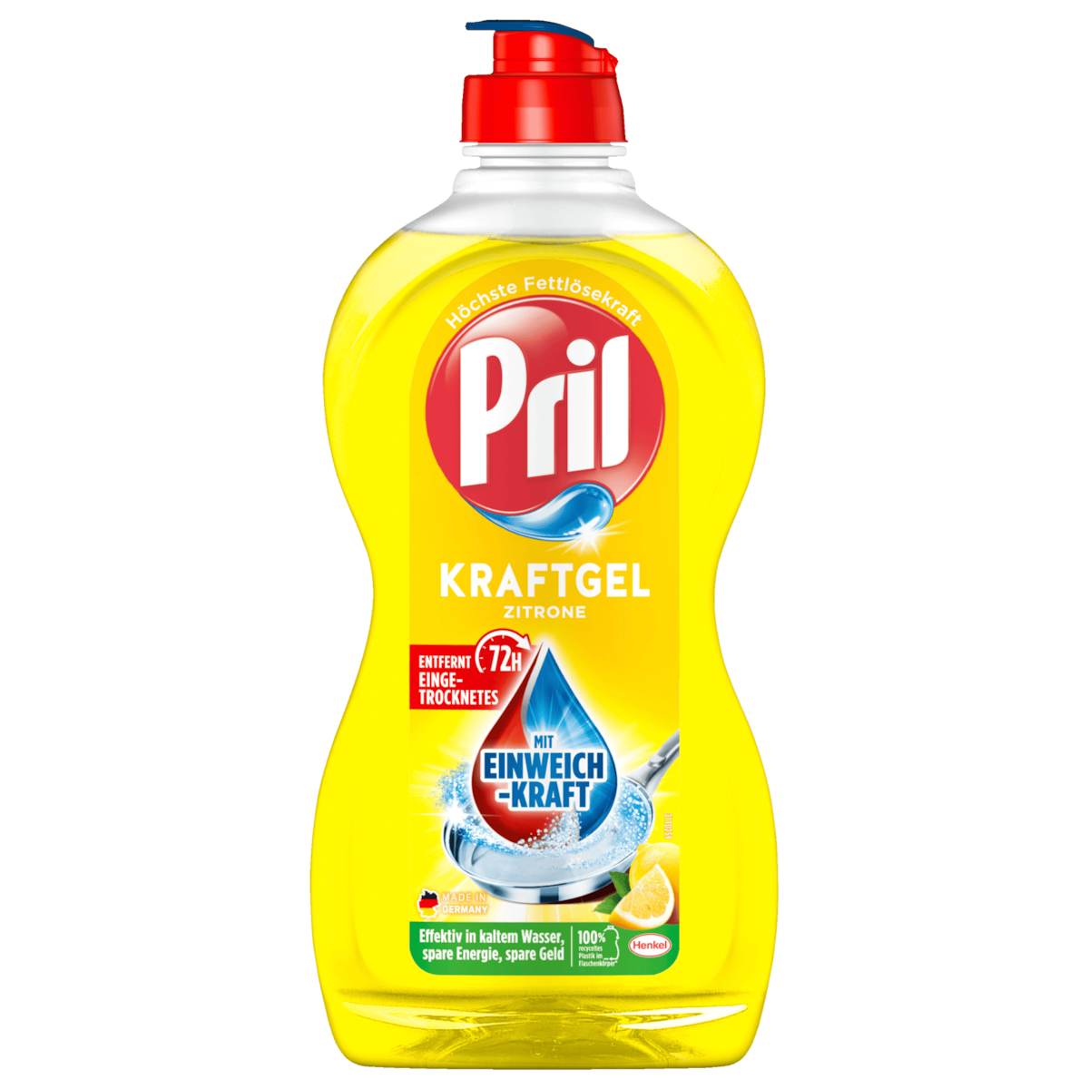Pril Afwasmiddel Krachtgel Citroen 450ml
