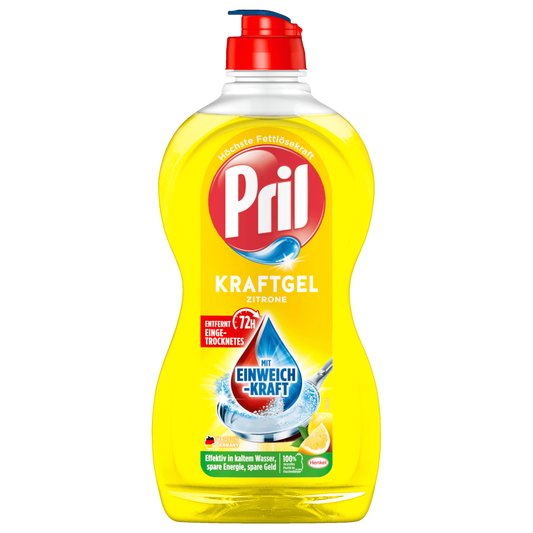 Pril Afwasmiddel Krachtgel Citroen 450ml