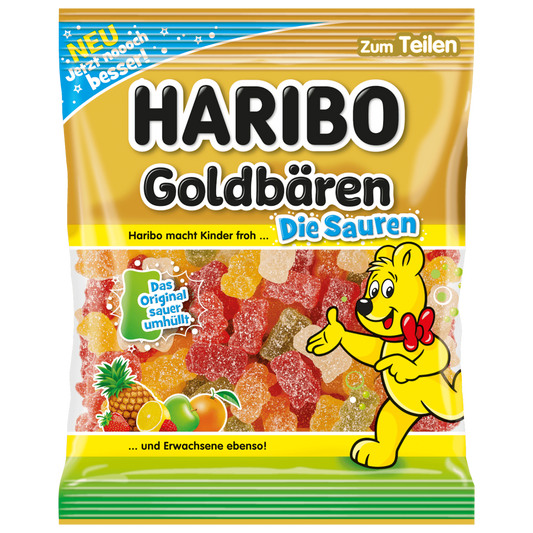Haribo Fruchtgummi Goldbären Die Sauren 175g