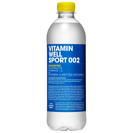 Vitamin Well Sport 002 suikervrij 0,5l