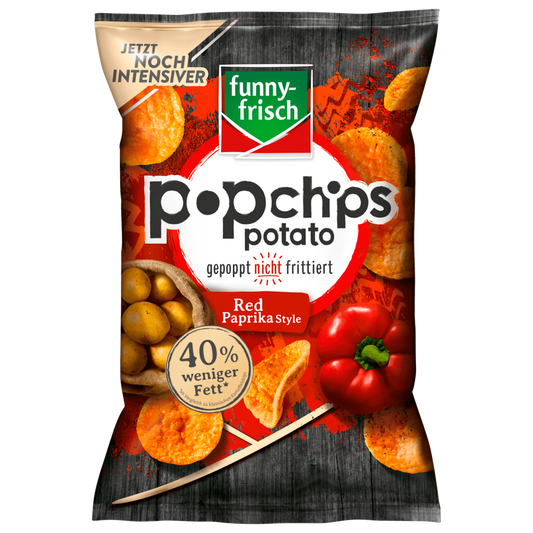 Funny-frisch Popchips Potato Red Paprika Style 80g