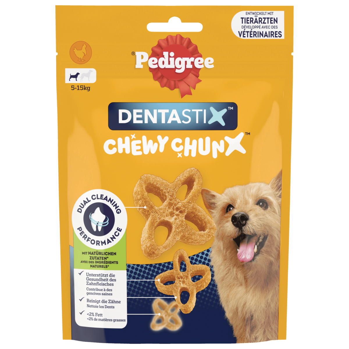 Pedigree Denta Stix Chewy Chunx Mini met Kip 68g