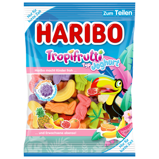 Haribo Fruchtgummi Tropifrutti Typ Joghurt 160g