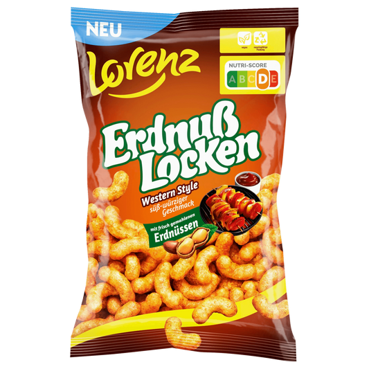 Lorenz Erdnuss Locken Western Style 150g