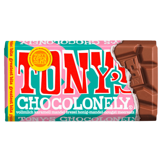 Tony's Chocolonely Volle melk-Chocolade Greatest Bits 90g