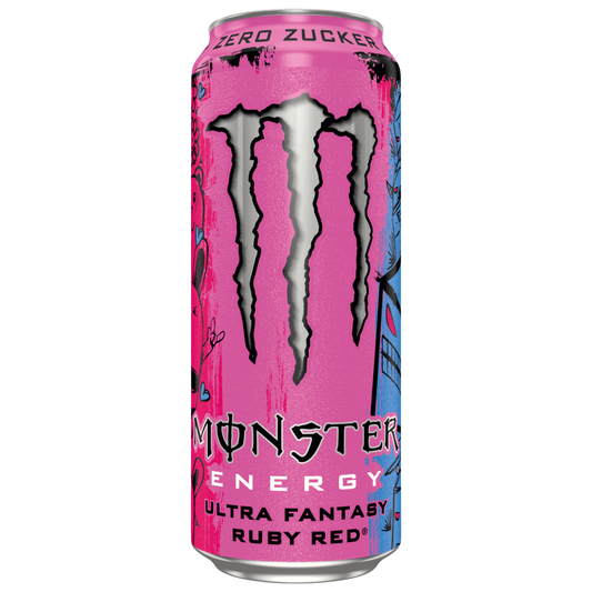 Monster Energy Ultra Fantasy Ruby Red Zero Suiker 0,5l