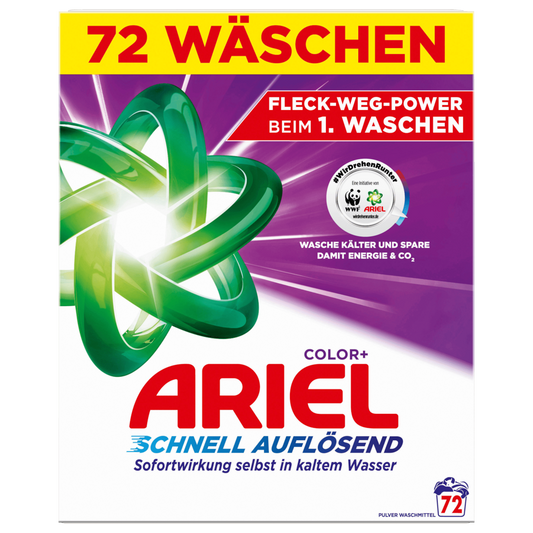 Ariel Kleurwasmiddel Pulver 3,6kg 72WL