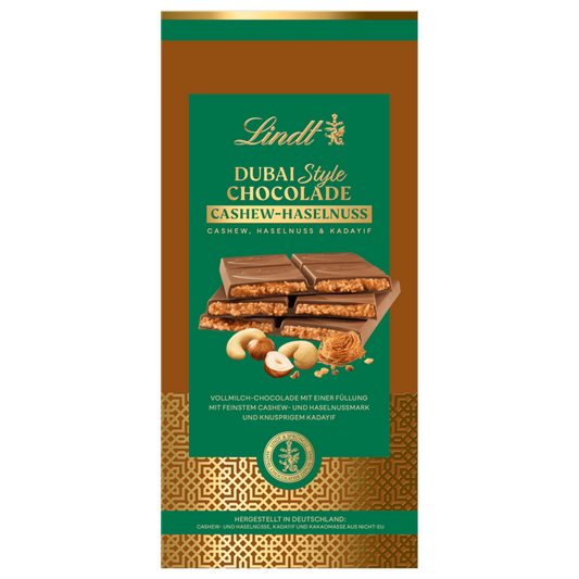 Lindt Dubai Style Chocolade Cashew-Hazelnoot 150g