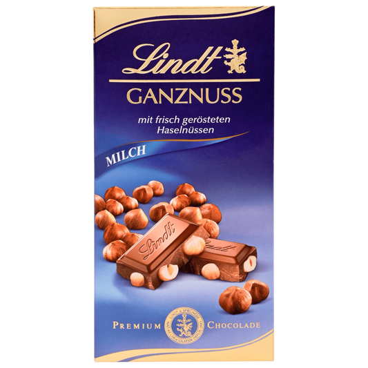 Lindt klassieke Hele noot Chocolade Reep 100g