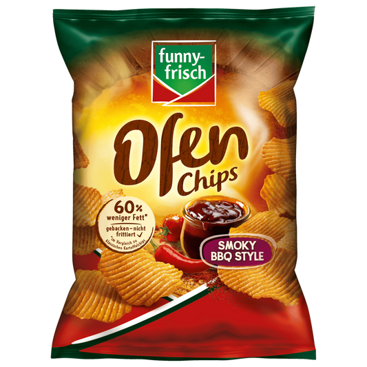 Funny-frisch Ofen Chips Smoky BBQ Style 115g
