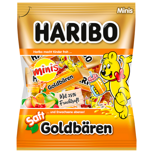 Haribo Fruchtgummi Saft-Goldbären Minis 220g