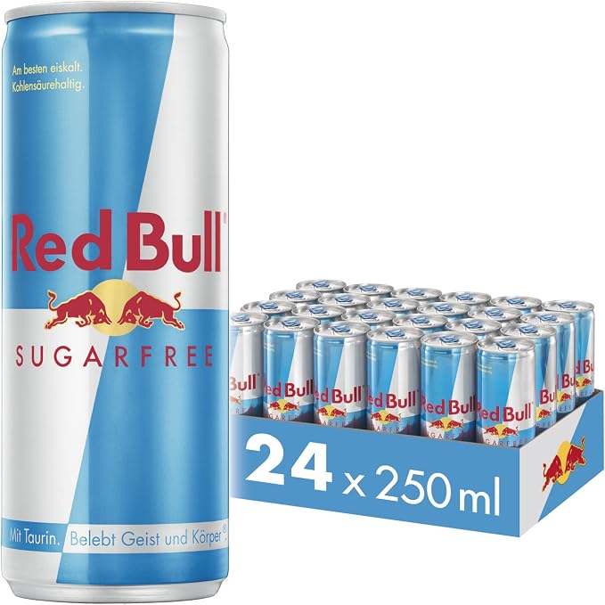 Red Bull Energy Drink Sugarfree Tray 24x0,25l