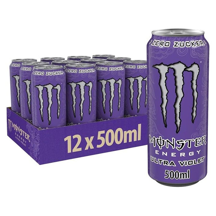 Monster Energy Ultra Violet Tray 12x0,5l