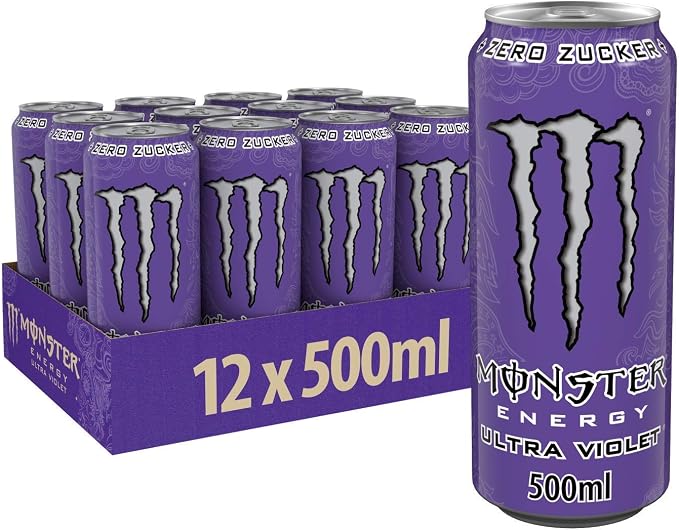 Monster Energy Ultra Violet Tray 12x0,5l