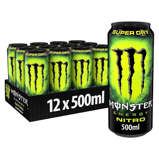 Monster Energy Nitro Super Dry Tray 12x0,5l