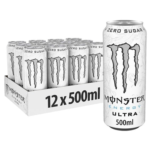 Monster Energy Ultra White Tray 12x0,5l