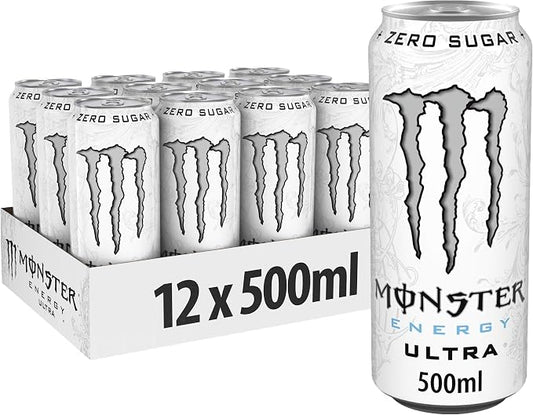 Monster Energy Ultra White Tray 12x0,5l
