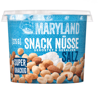Maryland Snack Nüsse geröstet & gesalzen 275g