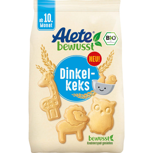 Alete Kinderkoekjes Spelt vanaf 10 maanden, 125 g