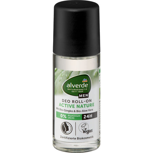 alverde MEN Deo Roll-on Active Nature, 50 ml