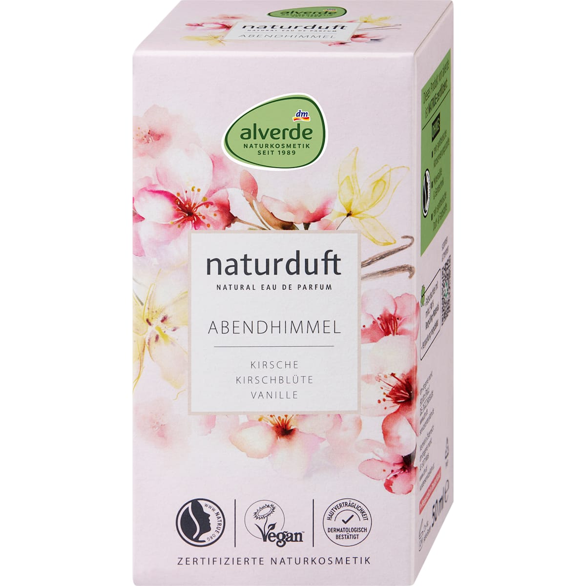 alverde Natuurcosmetica Abendhimmel Eau de Parfum, 50 ml
