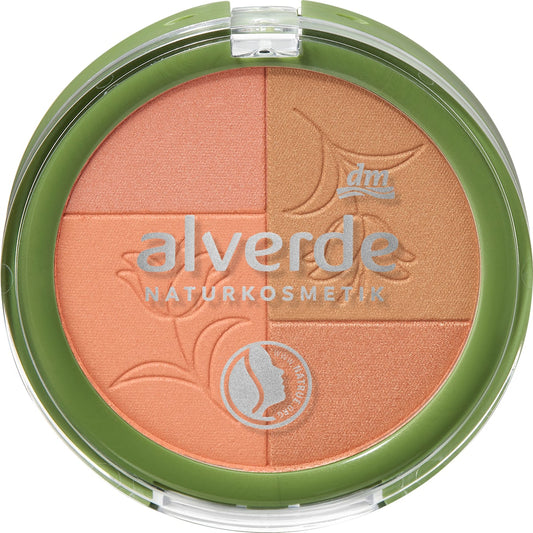 alverde Natuurcosmetica Blush Multi-Color 30 Sunkissed Glow, 9 g