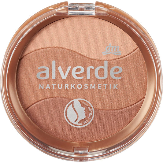 alverde Natuurcosmetica Bronzing Poeder Trio, 9 g