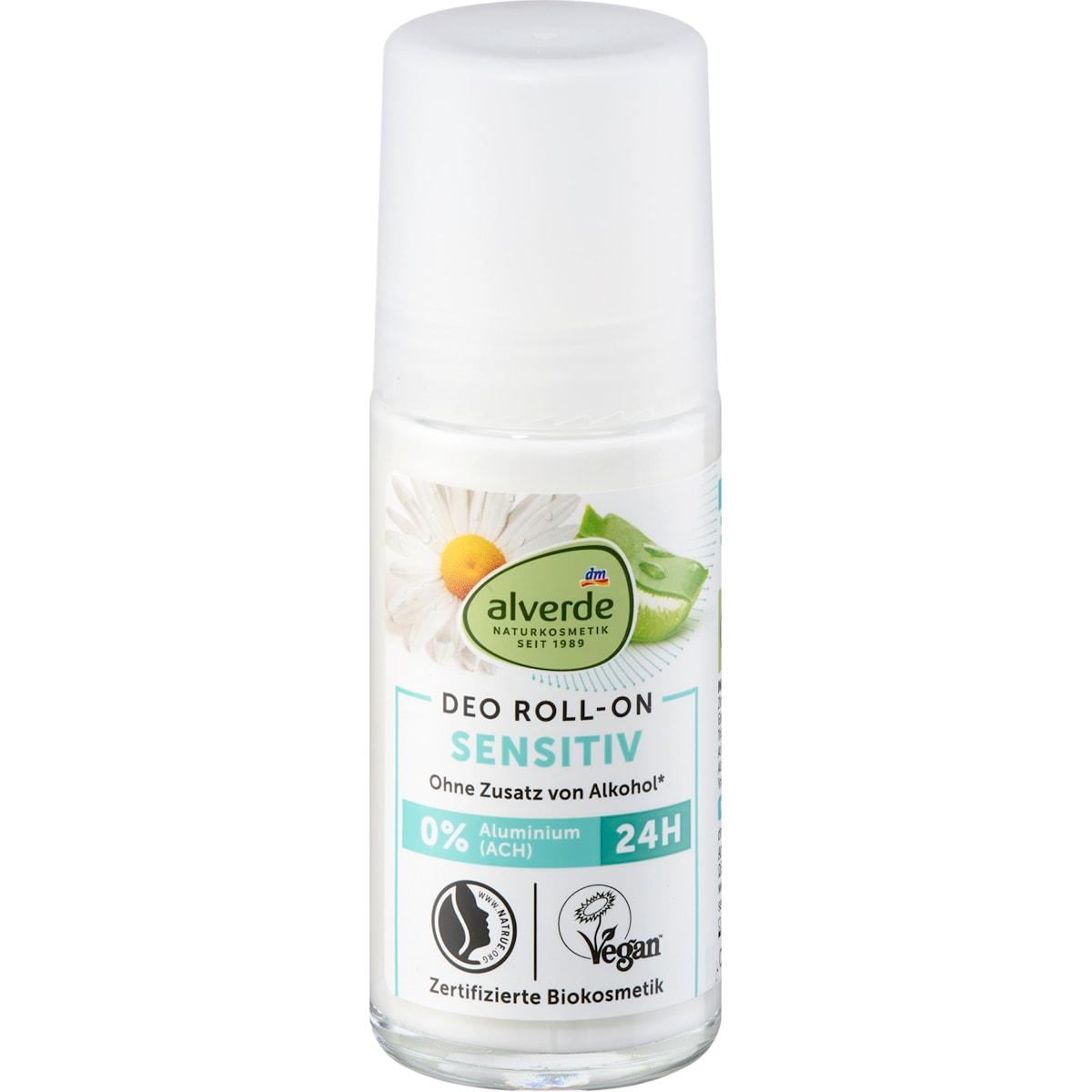 alverde Natuurcosmetica Deo Roll-on Sensitief, 50 ml