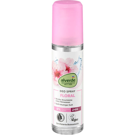 alverde Natuurcosmetica Deo Verstuiver Floral, 75 ml