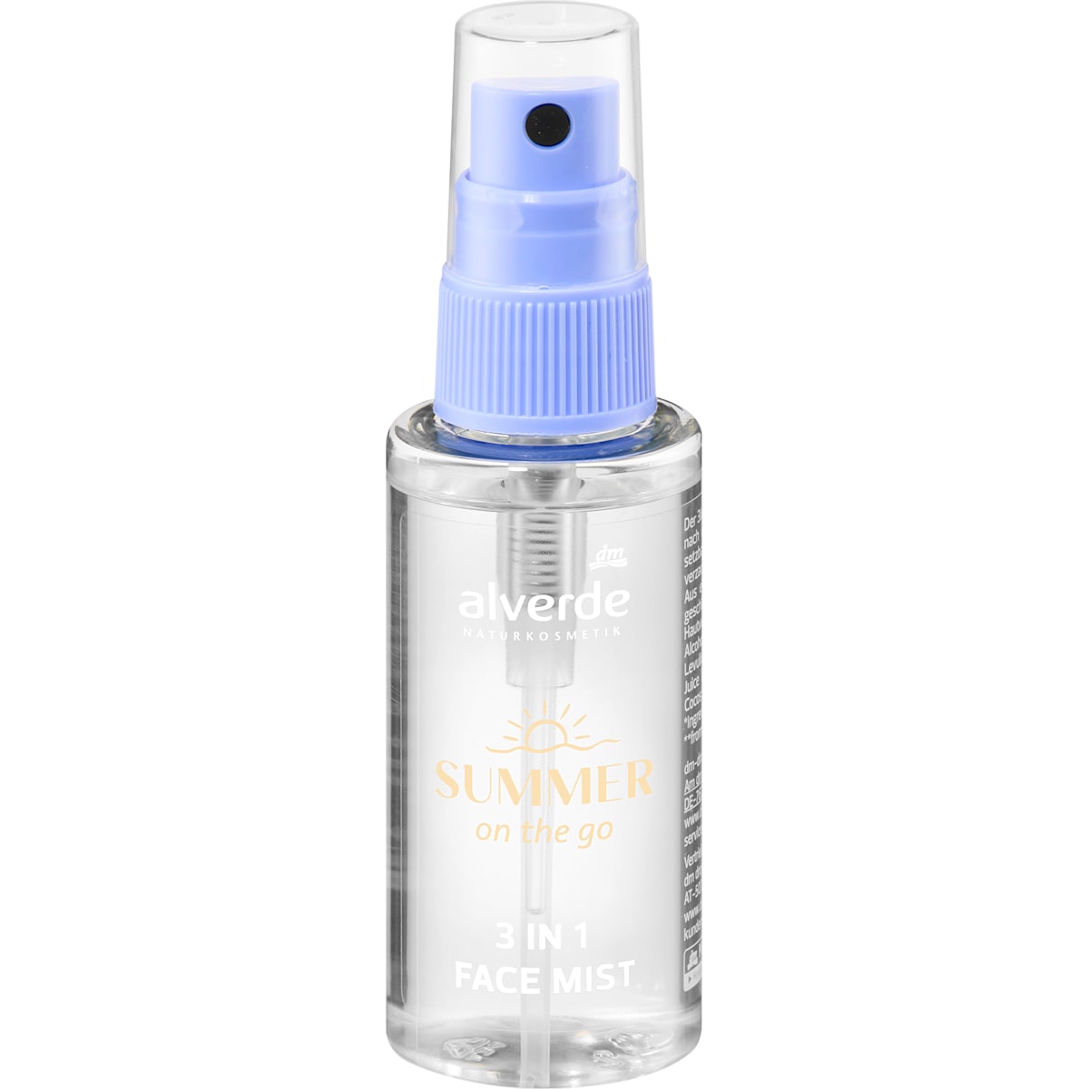 alverde Natuurcosmetica Fixeerspray Summer On The Go 3in1 Face Mist, 50 ml