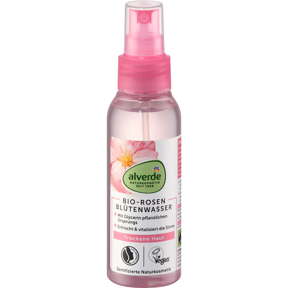 alverde Natuurcosmetica Gezichtswater Rozenbloesem, 100 ml