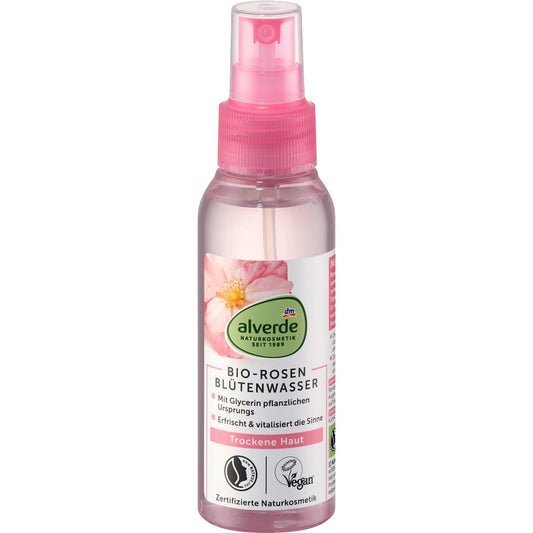 alverde Natuurcosmetica Gezichtswater Rozenbloesem, 100 ml