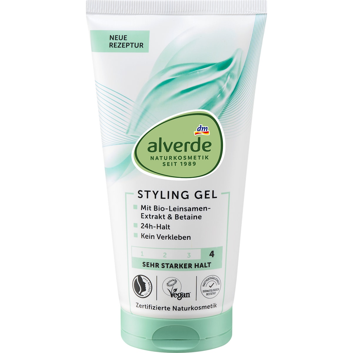 alverde Natuurcosmetica Haargel Sehr starker Halt, 150 ml