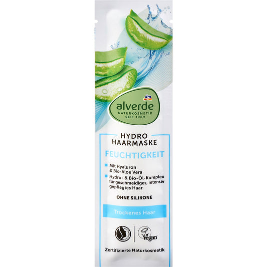 alverde Natuurcosmetica Haarmasker Hydro Hydratatie, 20 ml