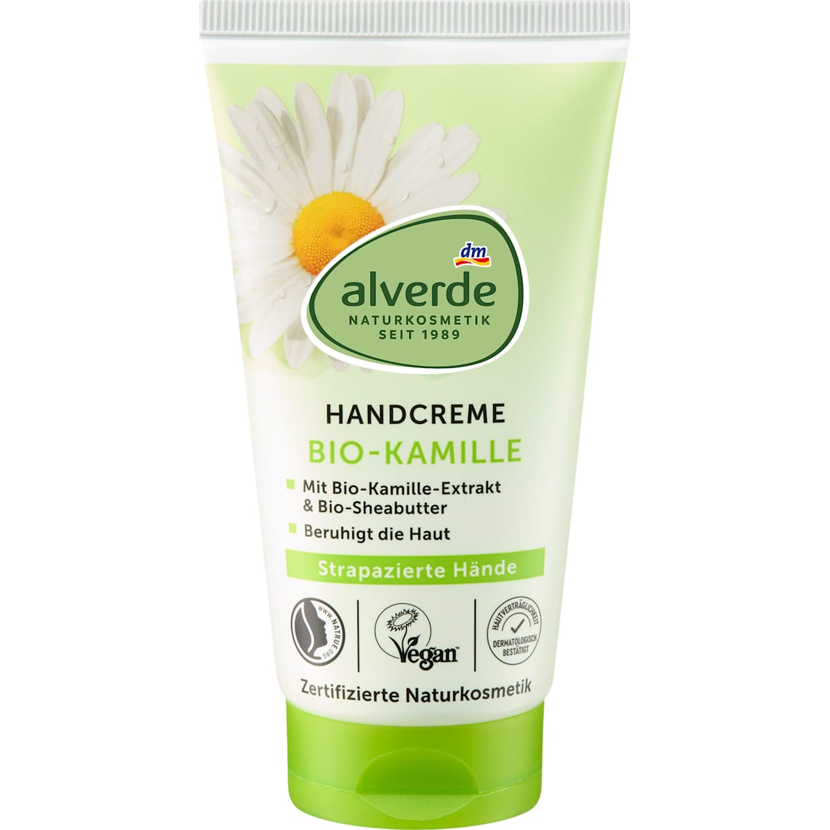 alverde Natuurcosmetica Handcrème Kamille & Sheaboter, 75 ml