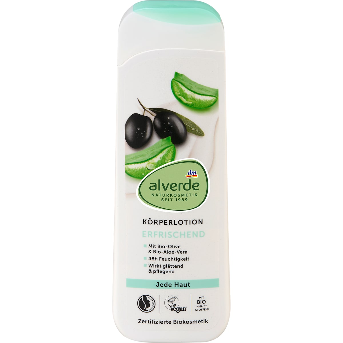 alverde Natuurcosmetica Lichaamslotion Olive Aloe Vera, 250 ml