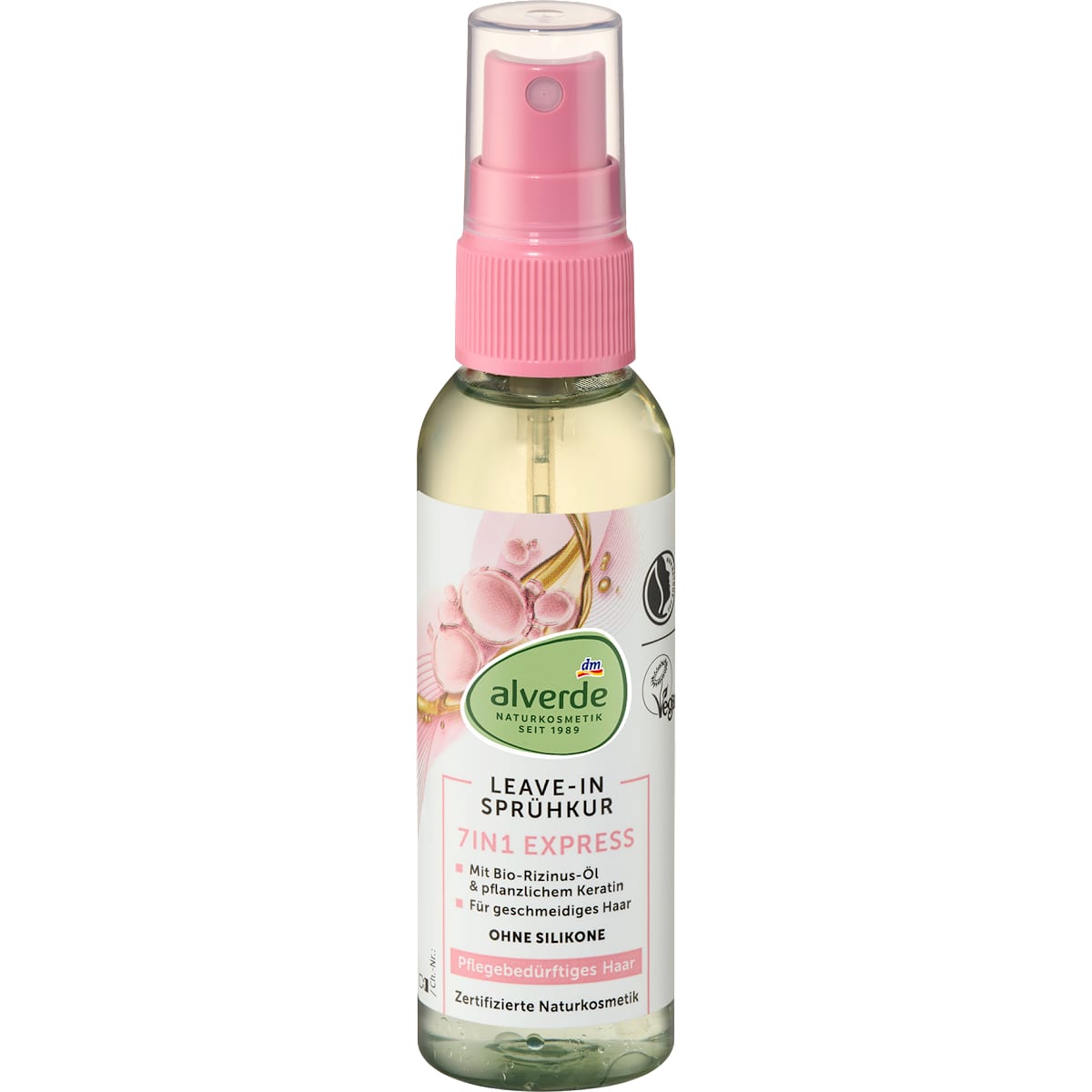 alverde Natuurcosmetica Leave-In Sproeikuur 7in1 Express, 75 ml