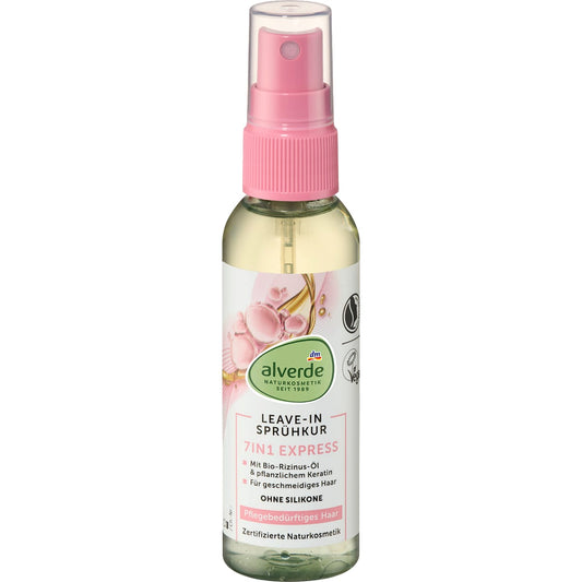 alverde Natuurcosmetica Leave-In Sproeikuur 7in1 Express, 75 ml