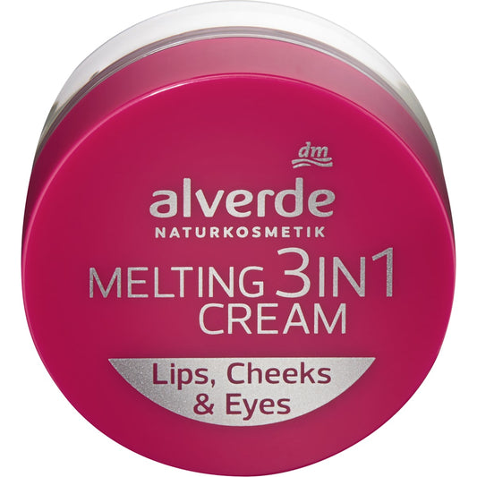 alverde Natuurcosmetica Lippenbalsem Melting 3in1 Cream 10, 6,5 ml