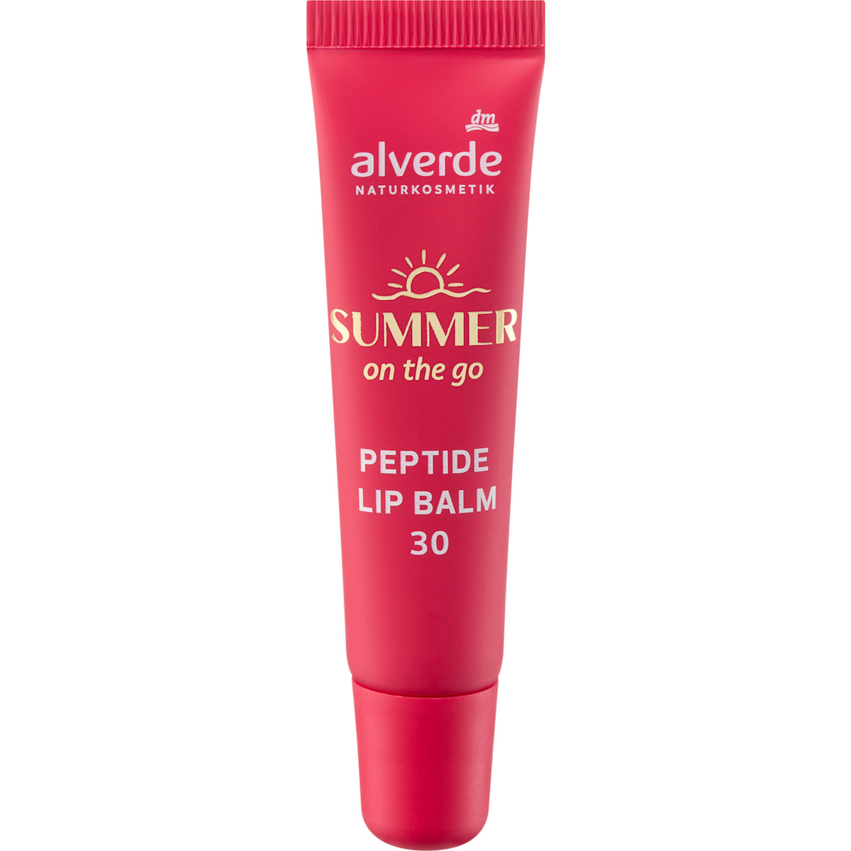 alverde Natuurcosmetica Lippenbalsem Summer On The Go Peptide 30, 15 Miligramm