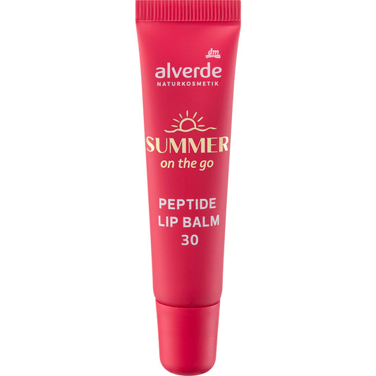 alverde Natuurcosmetica Lippenbalsem Summer On The Go Peptide 30, 15 Miligramm