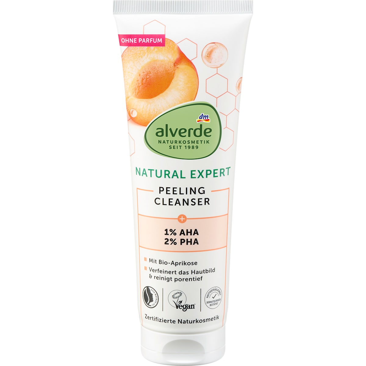 alverde Natuurcosmetica Peeling Cleanser Natural Expert, 125 ml