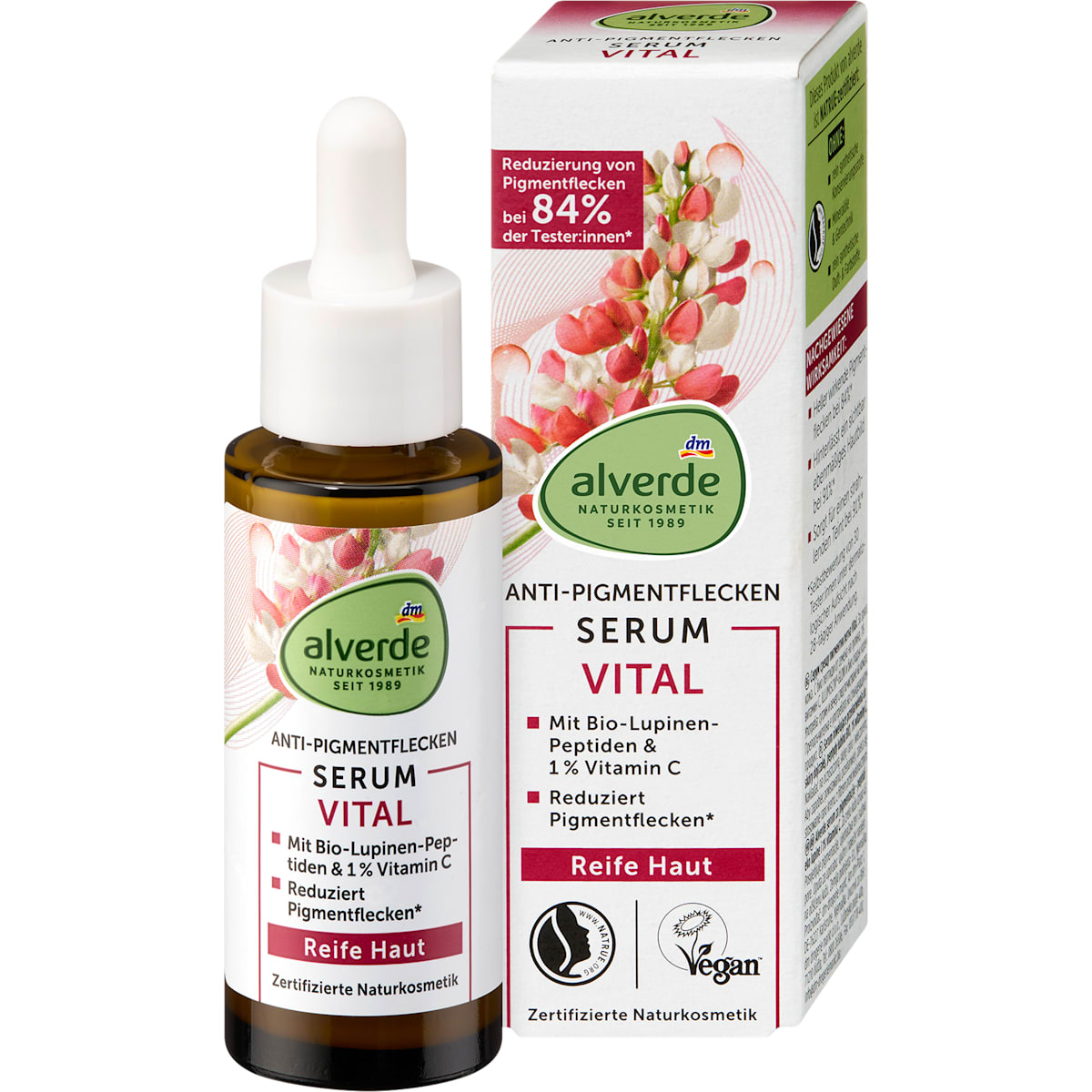 alverde Natuurcosmetica Pigmentfleckenserum Vital, 30 ml