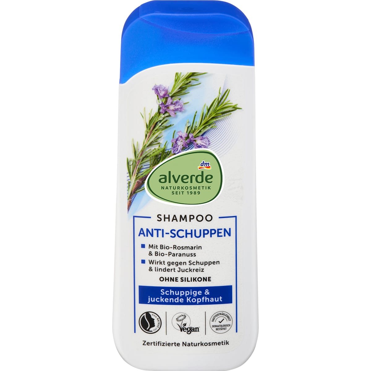 alverde Natuurcosmetica Shampoo Anti-roos, 200 ml