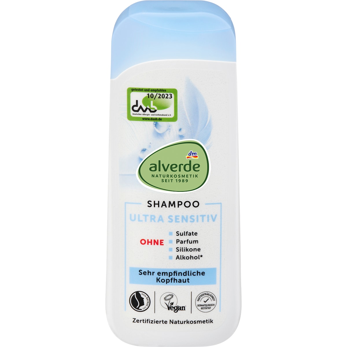 alverde Natuurcosmetica Shampoo Ultra Sensitief, 200 ml