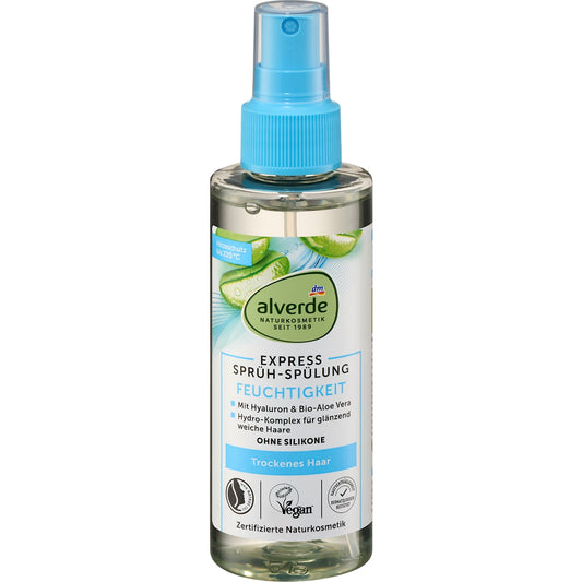 alverde Natuurcosmetica Sproeiconditioner Express Hydratatie, 150 ml
